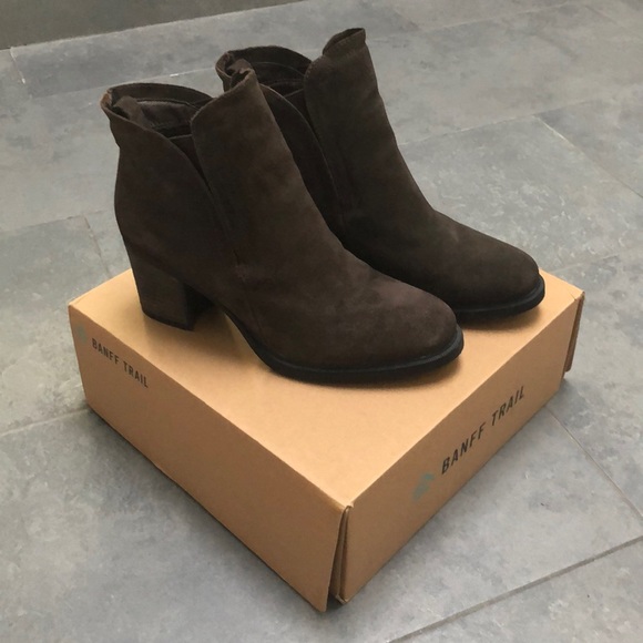 Banff Trail Shoes - Banff Trail Suede Water Resistant Lined Boots